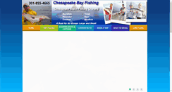Desktop Screenshot of chesapeakefishingcharters.com