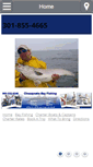 Mobile Screenshot of chesapeakefishingcharters.com